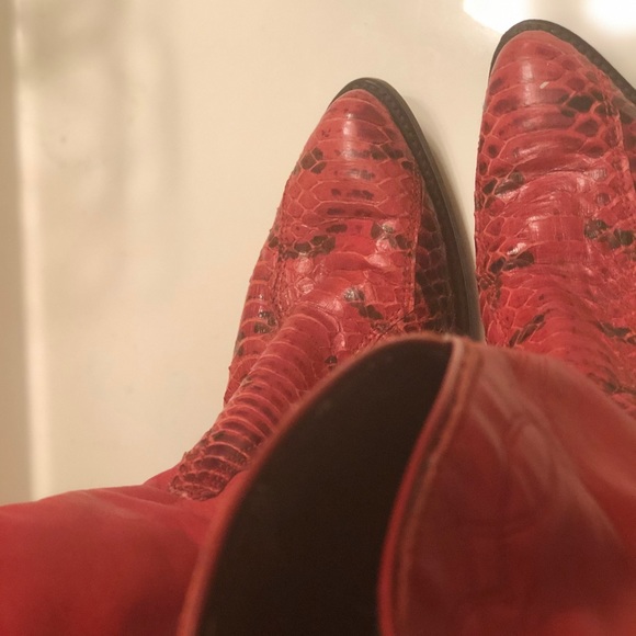 Ruby Cowboy Boots🌶 - Picture 6 of 7